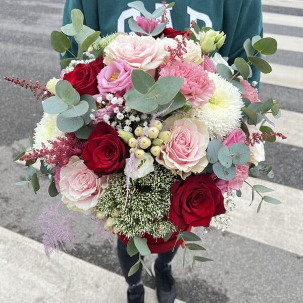 Box plný kvetov - Ružové pohladenie XXL